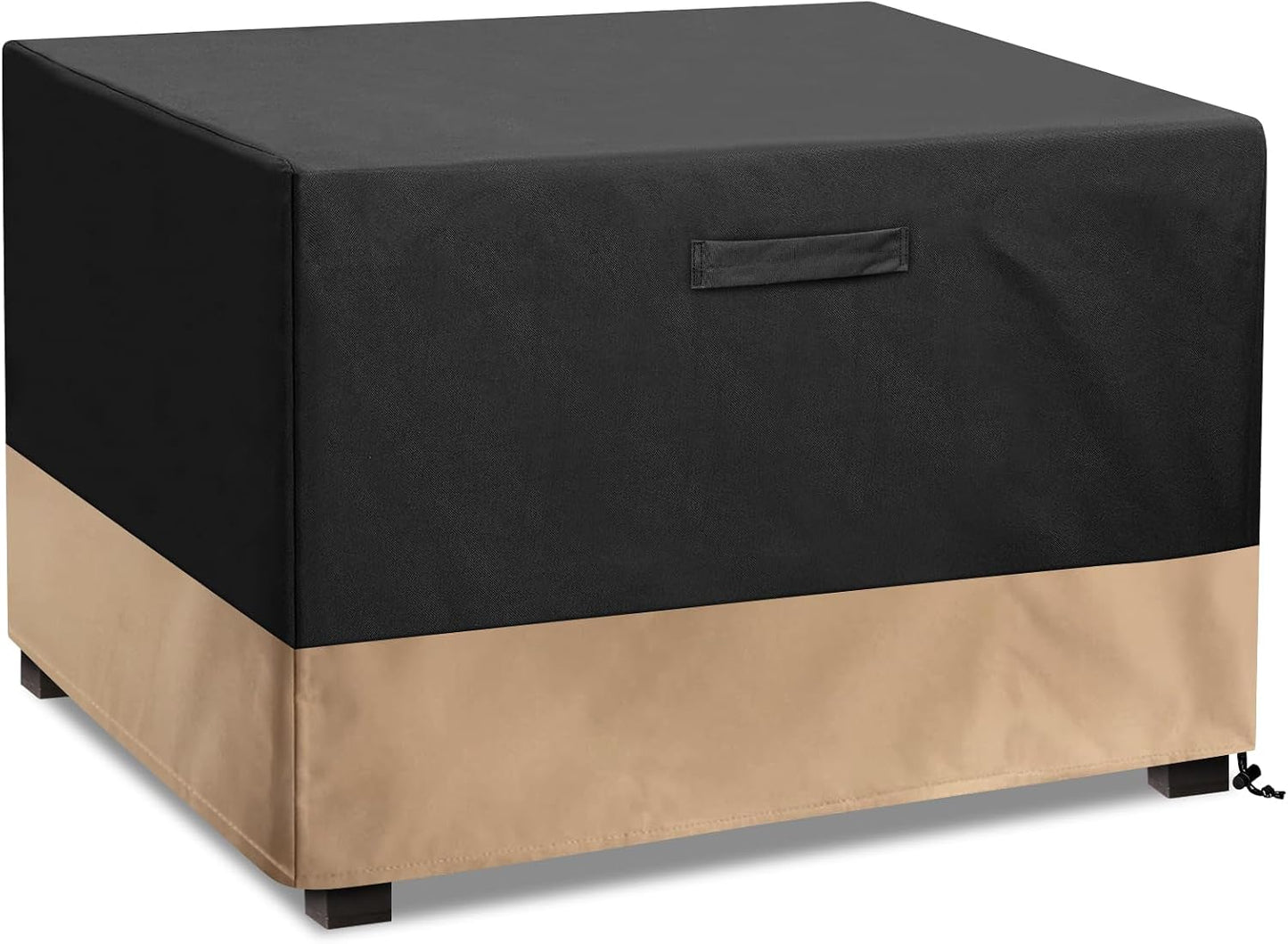 Cubierta cuadrada para hoguera 42pulg impermeable negro