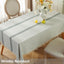 Mantel rectangular algodón para mesa 6ft 86x55pulg gris