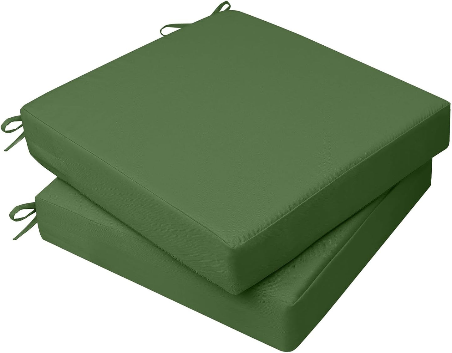 2 Pzas Cojines Asiento Exterior Impermeables 19x19x3"