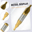 Set 10 Brocas Centrales M2 HSS Ti 0.118pulg 60° Taladro