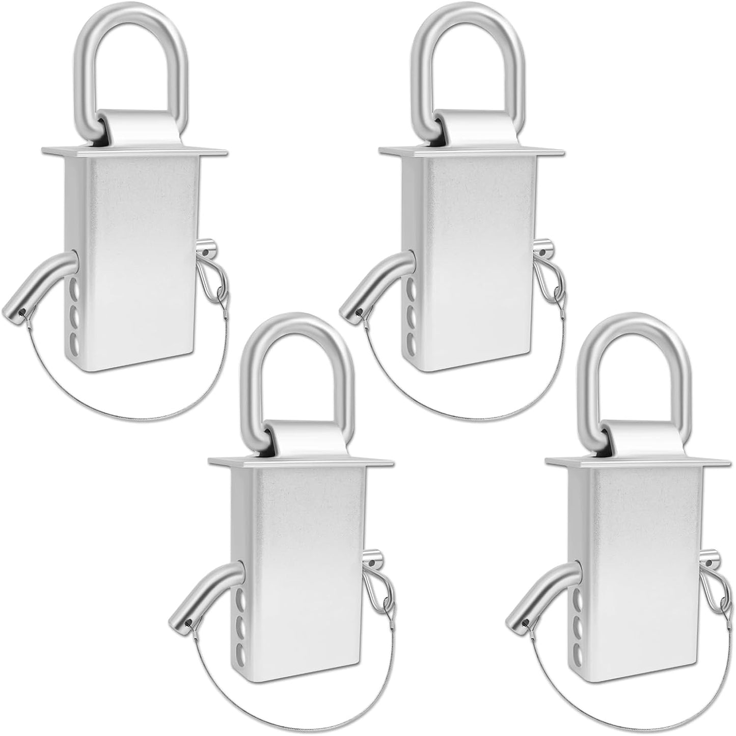 Anillo D bolsillo estaca remolque 4uds 16200lb ajustable