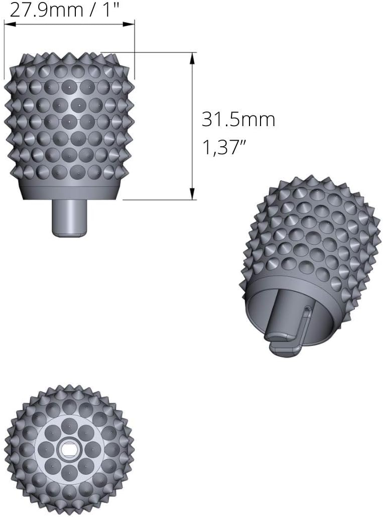 Pomo cerrojo Tikka táctico antiderrap plástico PA12