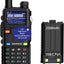 Radio bidireccional UV5R 10W para adultos camping caza