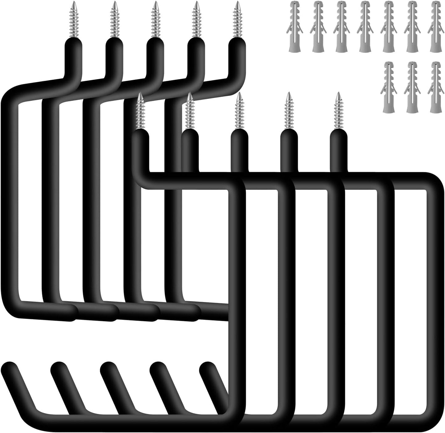 Gancho escalera 10pzas para pared bicicleta silla