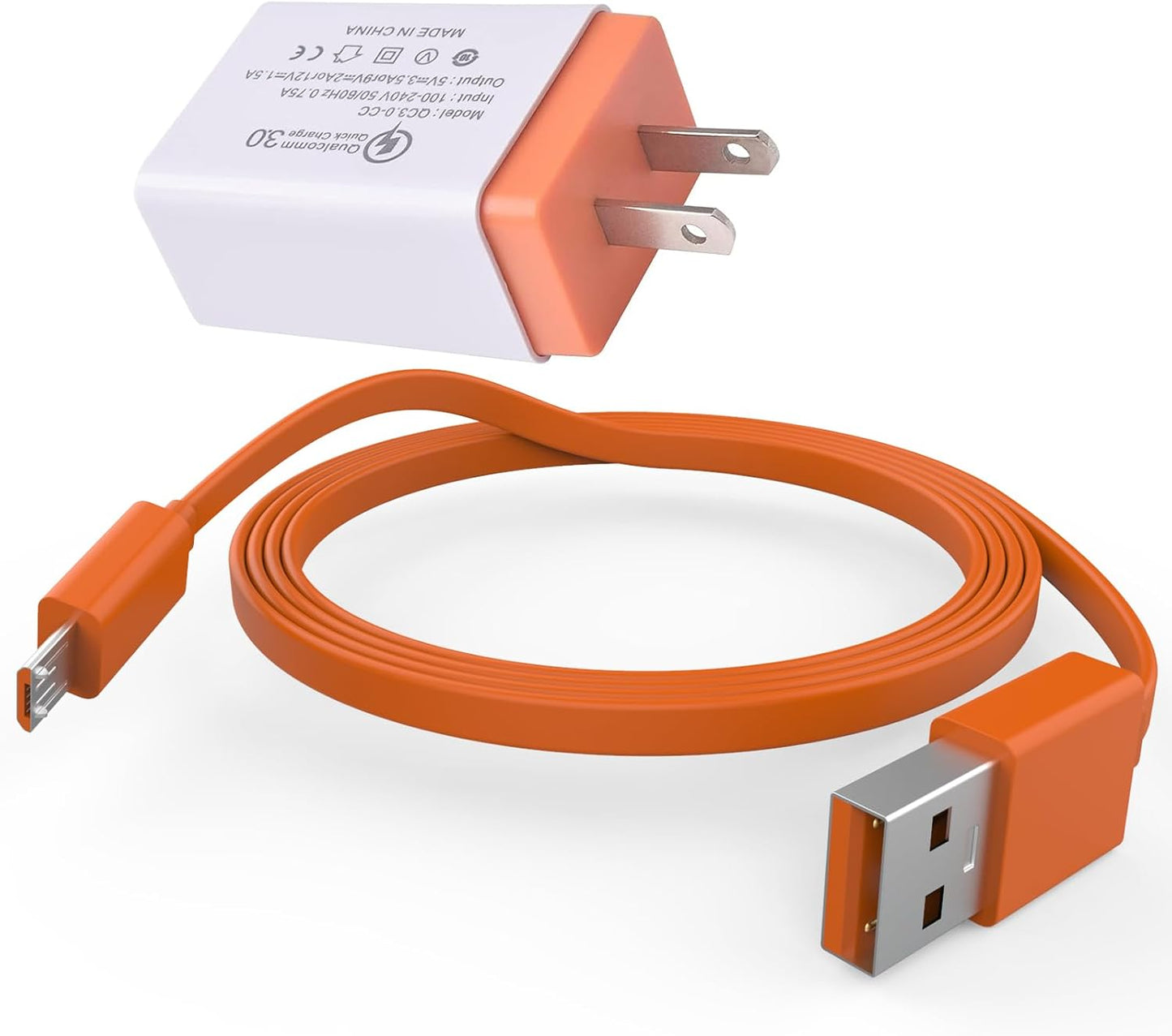 Cable USB carga rápida compatible con timbre video anillo
