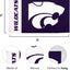 Bandera K-State 3x5ft 100% poliéster interiores y exteriores