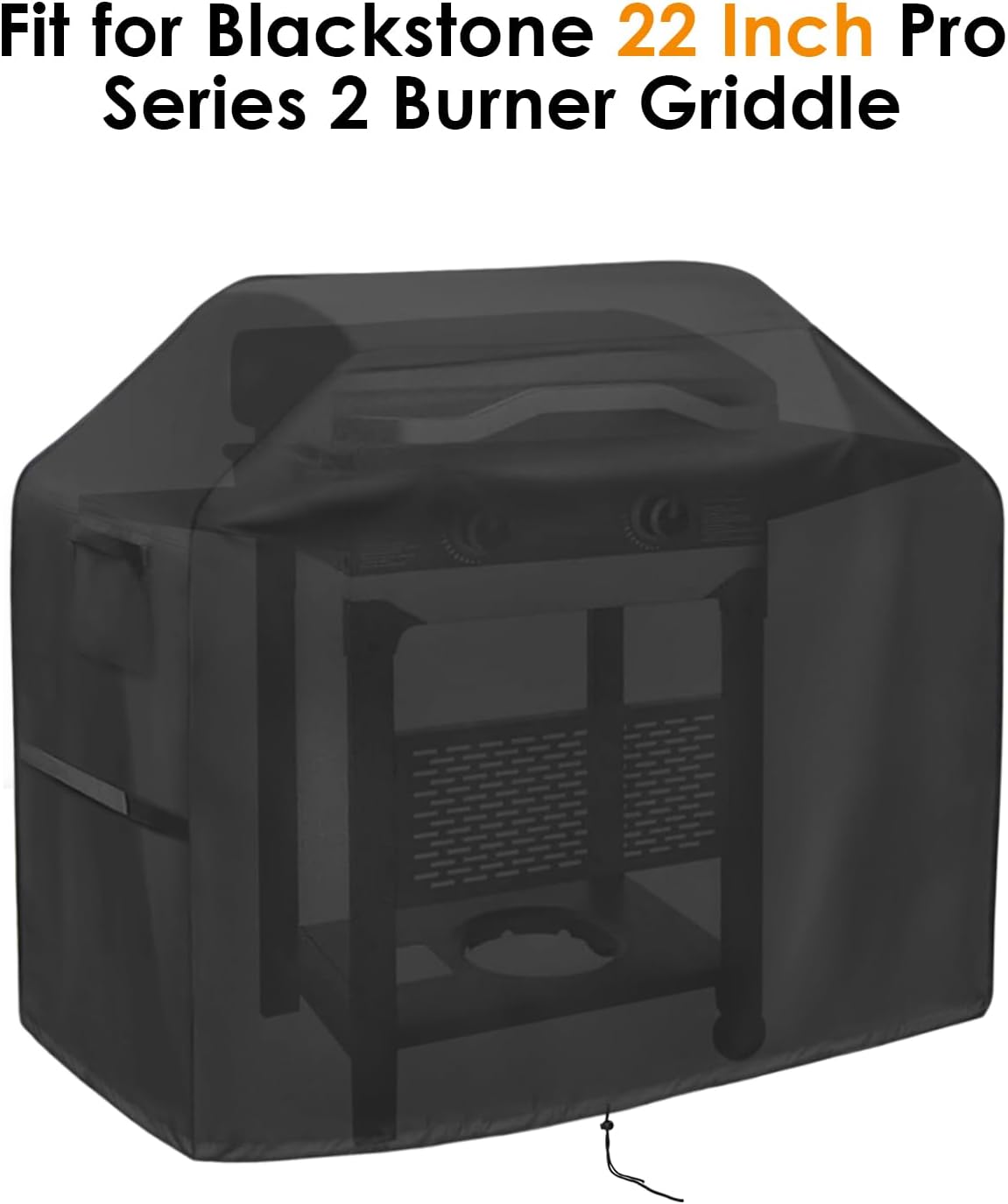 Cubierta parrilla Blackstone Pro 22pulg doble estante