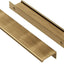 10 Manijas Cocina 6-1/4" Tiradores Bronce Champán