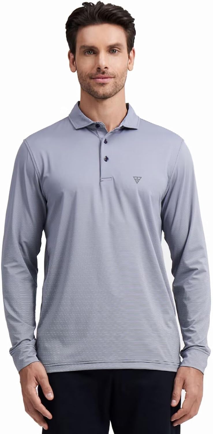 Camisa Polo Hombre Manga Corta y Larga Secado Rápido Deporte