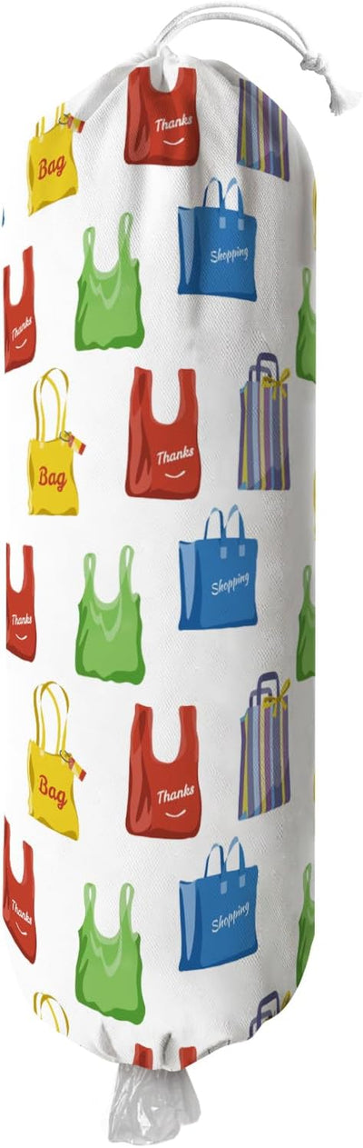 Soporte bolsas plástico pared organizador cocina lindo gato