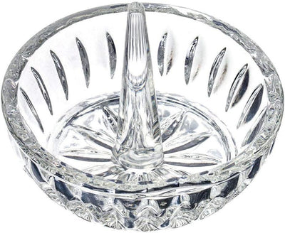 Soporte Anillo de Cristal para Mesa de Centro y Decoración