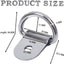 30 Pzas Anillos D Acero Inox para Amarre Cargas