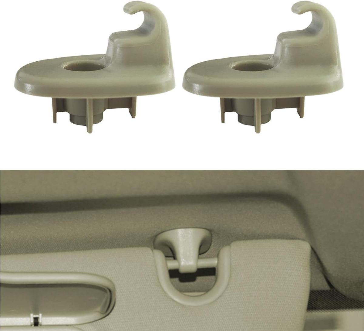 2 Pzas Clip Visera Coche Comp Jeep Liberty 05-12