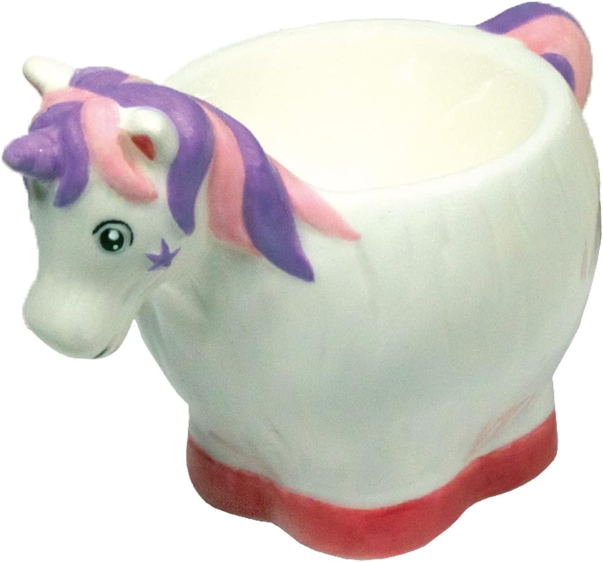 Vaso huevo unicornio cerámica para cocina decoración