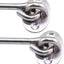 2 Ganchos Cabina 3pulg Pestillo Ojo Antiviento Acero Inox