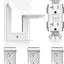 Salida GFCI 20A cubierta exterior pared baño cocina UL