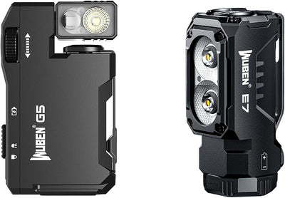 Linterna EDC recargable G5 con imán 400 lúmenes