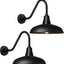 2 Luces de granero estilo industrial 17" exterior resistente