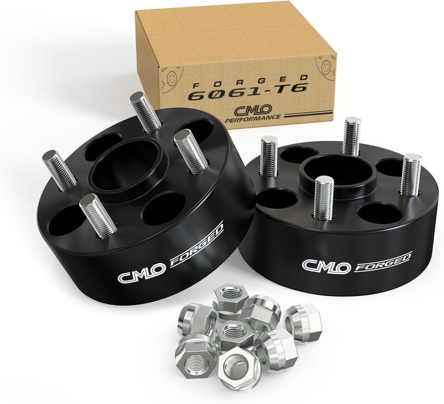Espaciadores rueda 50mm M12x1.5 2PCS Negro para Mazda Miata