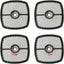 4 Filtros Aire Recortadora ECHO GTSRM 225