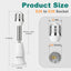 Extensor enchufe luz E26 ajustable flexible 180°