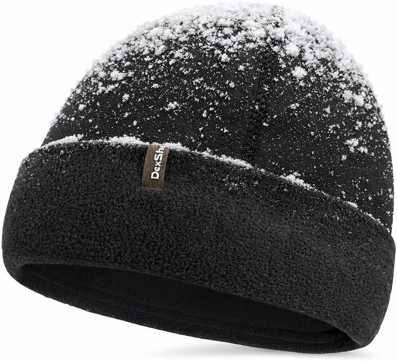 Gorro impermeable con forro polar resistente al viento