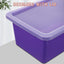 6 Cubos Almacenamiento Plástico Opacos Arcoíris 12x7.2x5.1"