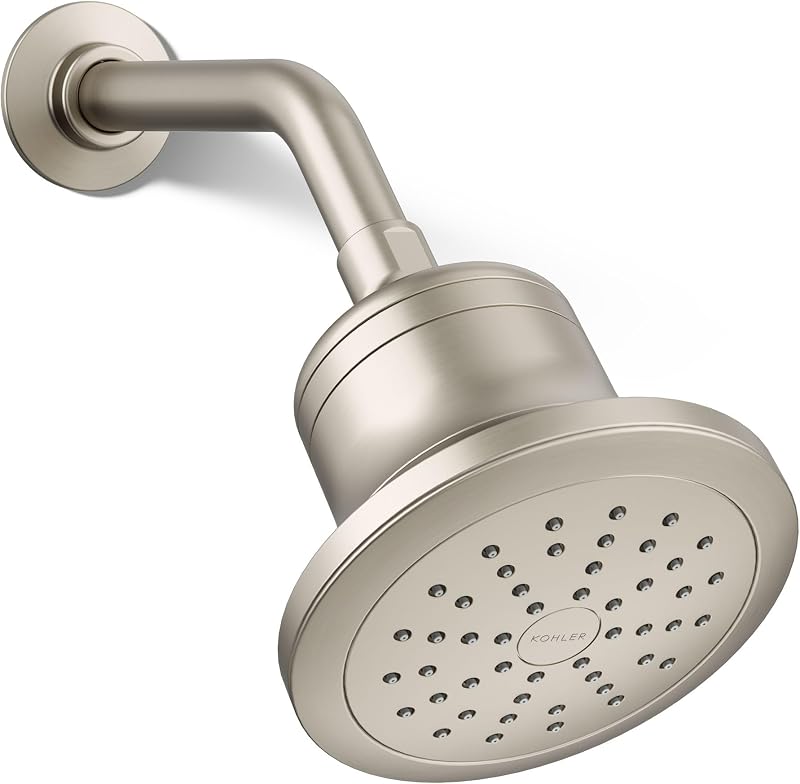 Cabezal ducha redondo níquel cepillado 2.5gpm