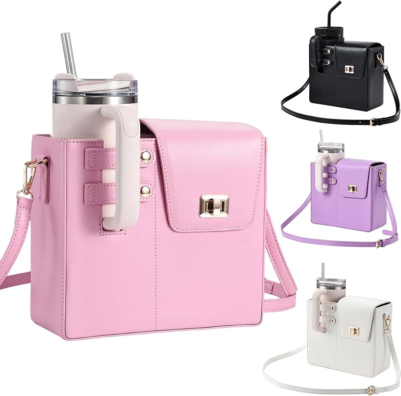 Bolsa cruzada al aire libre con bolsillo teléfono y vaso