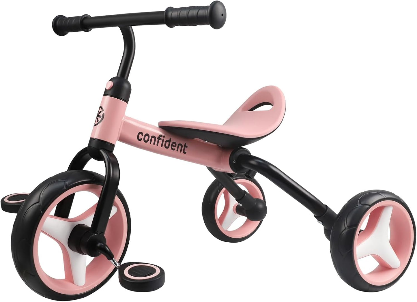 Triciclo 4en1 para niños 2-5 años plegable asiento ajustable