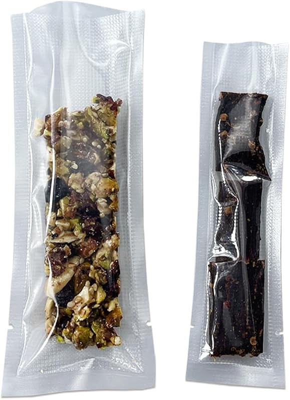 100 Bolsas al Vacío Transparentes 2.76x7.87pulg