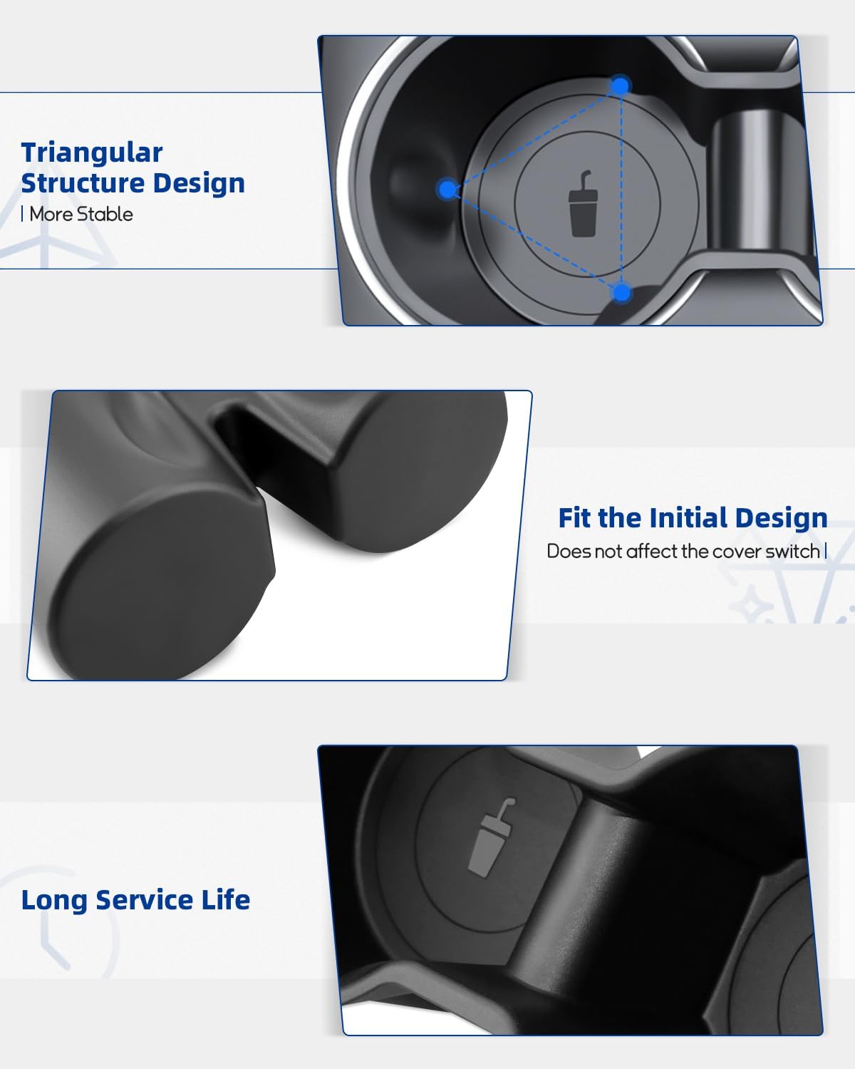 Soporte taza comp Tesla Model Y 2025-2026