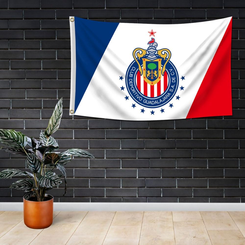 Bandera Chivas 3x5ft decoración cueva hombre