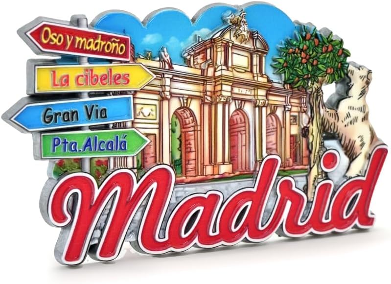 Imán Madrid puerta Alcala cibeles metro gran via