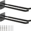 Ganchos dobles acero 14" para pared 2 Pzas