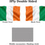 Bandera Irlanda 3x5ft doble cara lona resistente UV