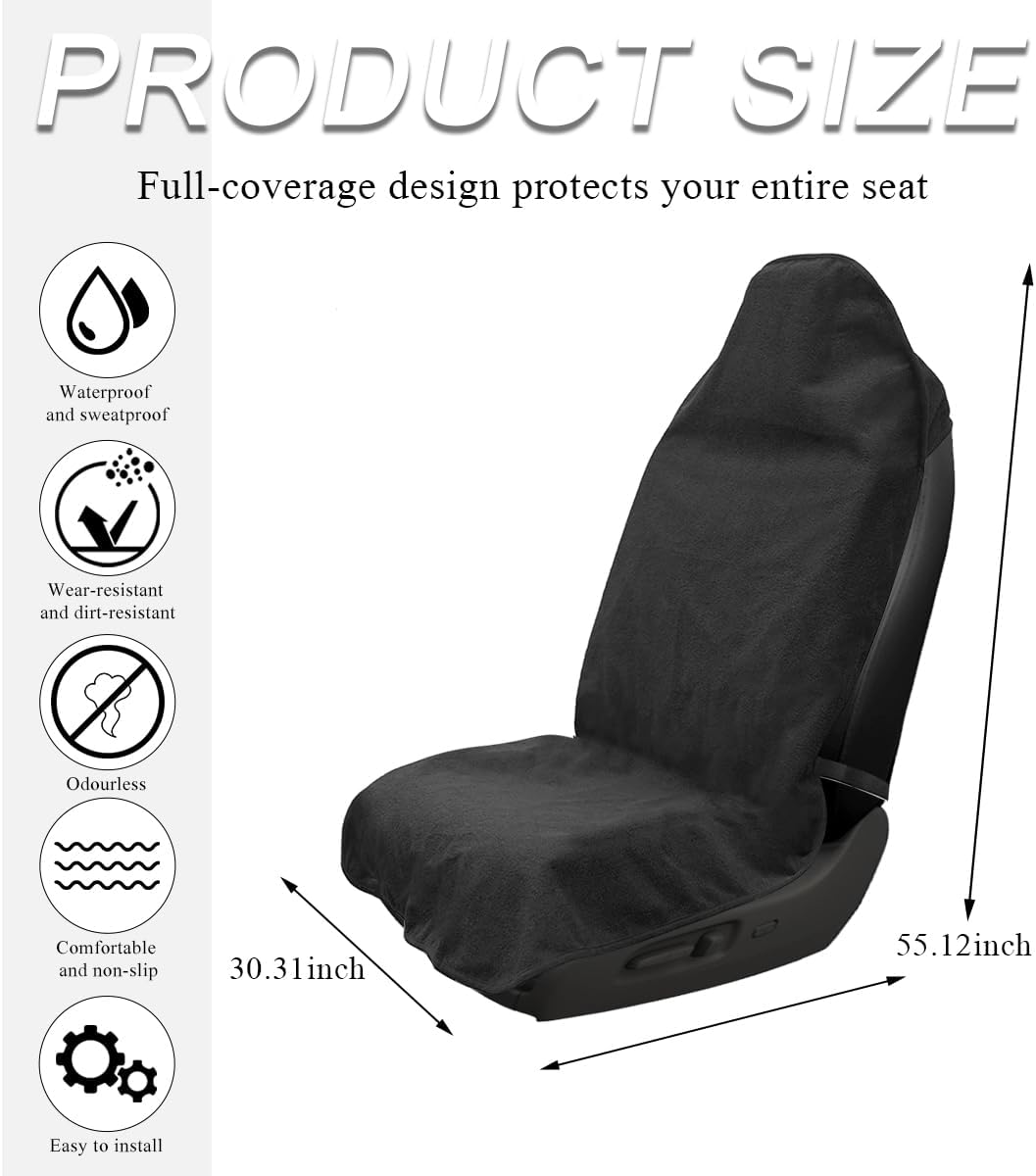 Funda asiento coche impermeable antideslizante tipo toalla