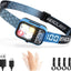 Linterna LED USB C con sensor movimiento campamento