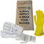 Guantes eléctricos aislados 500V AC 750V DC pack 3