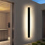 Luminaria pared exterior 59pulg IP65 luz blanca cálida