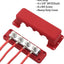 Barra colectora cobre 600A 4 terminales 3/8" 12V 24V