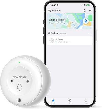 Detector fugas agua WiFi con app alertas en tiempo real
