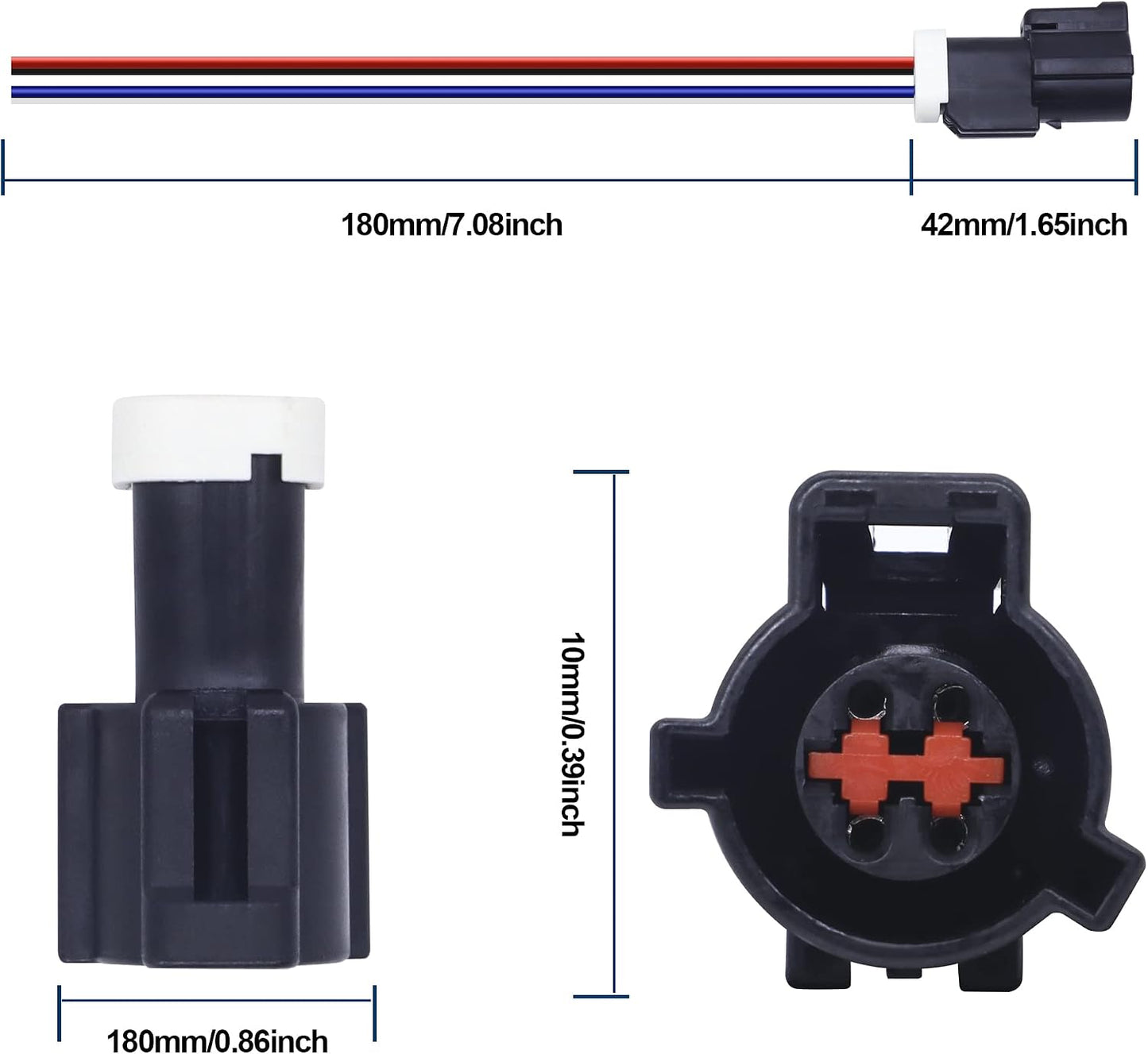Conector 4 cables bomba combustible O2 645-708