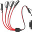 Cable divisor SAE 1 a 4 vías 2 pies con adaptador