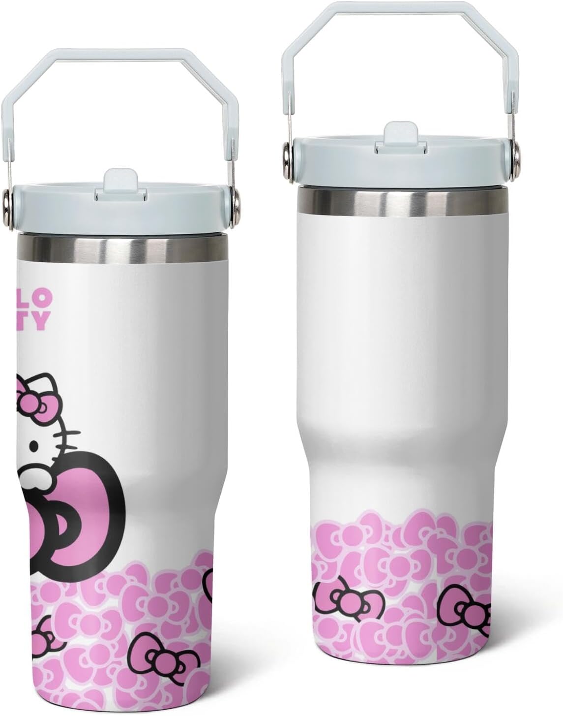 Vaso aislado doble pared 30oz rosa para niñas y mujeres