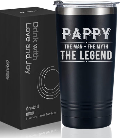 Vaso acero inox 20oz con tapa The Man The Myth The Legend