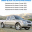 Manija puerta trasera Nissan Frontier 01-04 repuesto