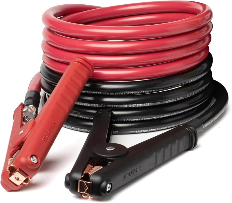 Cables batería uso pesado cobre puro 2/0 awg 20"