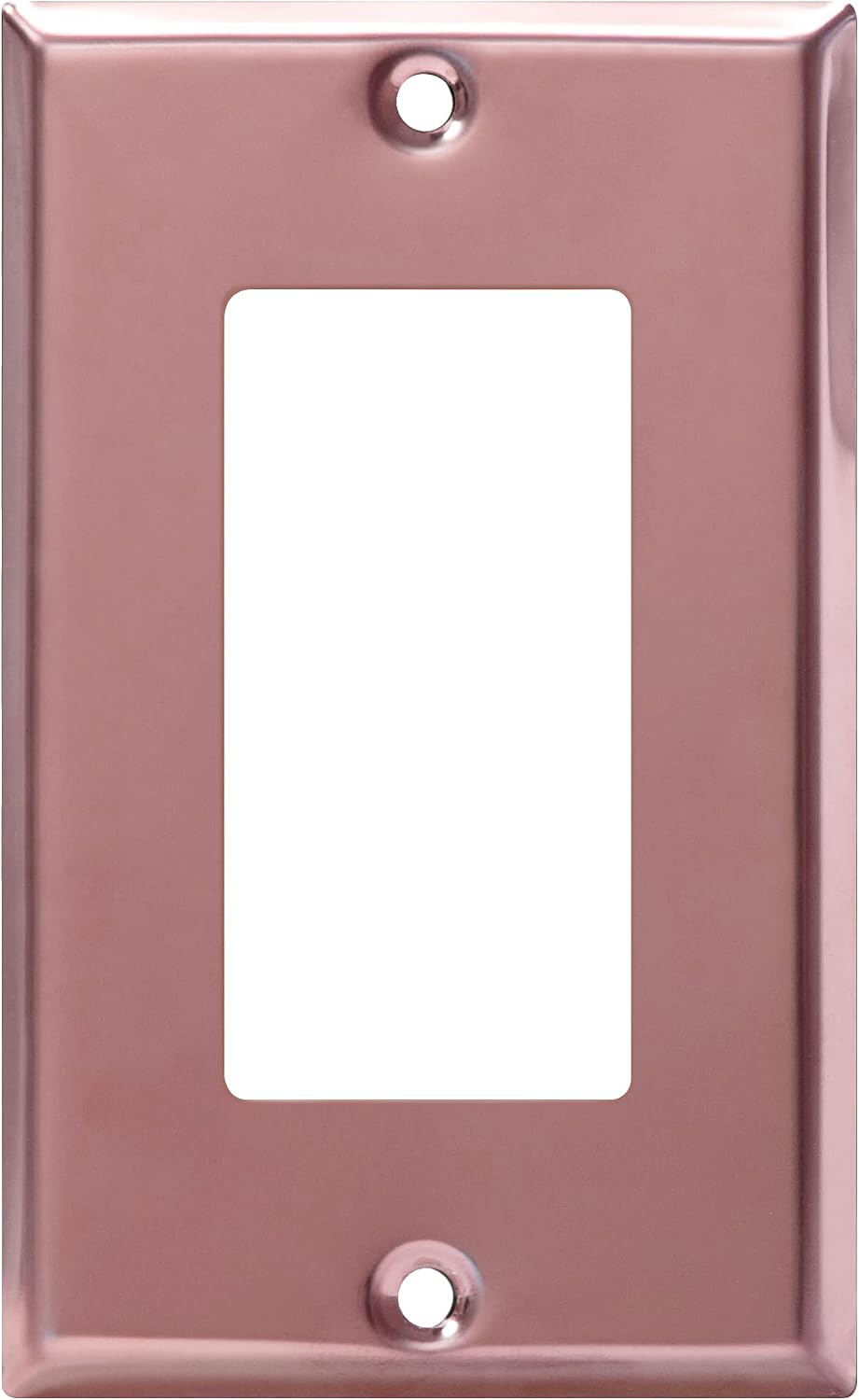 Placa pared metal interruptor decorativo acero inox 201 oro