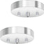 2 Pzas Dosel Luz 5-1/8pulg Placa Cubierta Techo